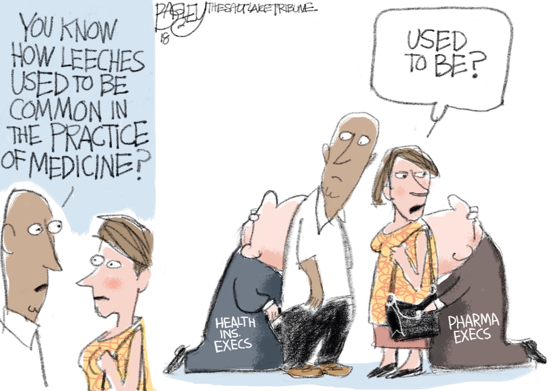 This Pat Bagley cartoon appears in The Salt Lake Tribune on Wednesday, March 21, 2018.