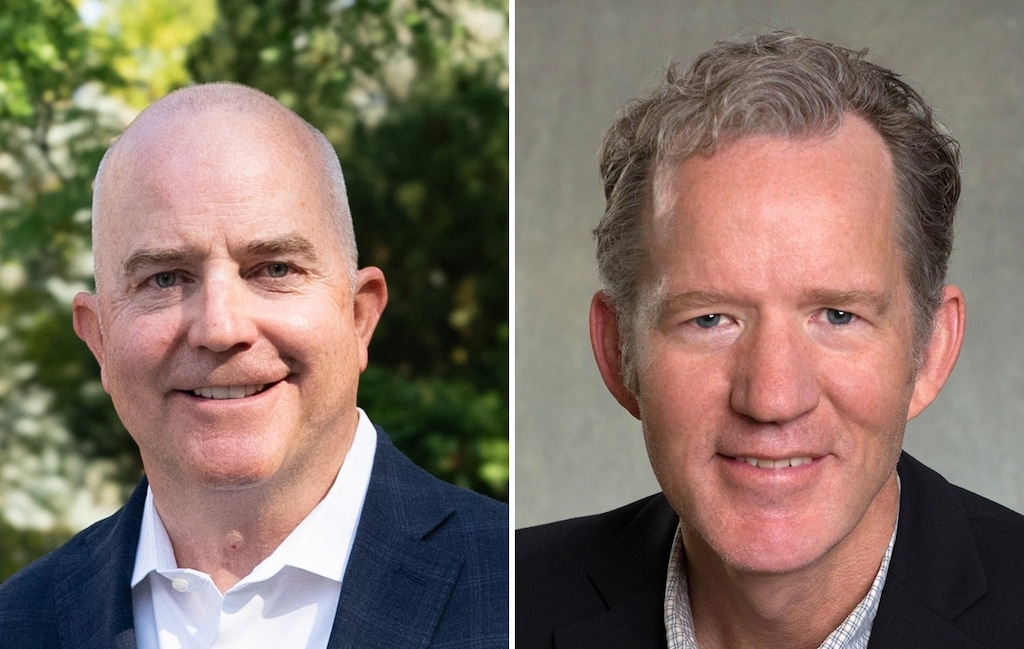 Daren Watts, left, and Paul Fotheringham, candidates in the 2025 Holladay mayoral election.