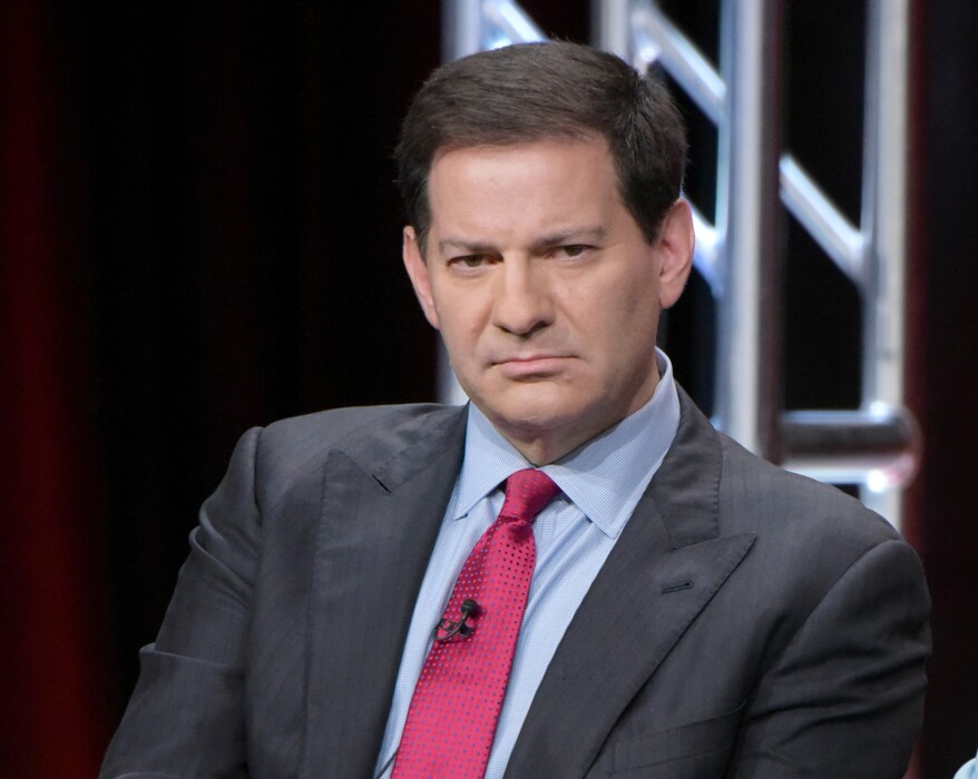 FILE - In this Aug. 11, 2016 file photo, producer Mark Halperin participate in "The Circus of Politics" panel during the Showtime Critics Association summer press tour in Beverly Hills, Calif. Veteran journalist Halperin is apologizing for what he terms "inappropriate" behavior after five women claimed he sexually harassed them while he was a top ABC News executive. The co-author of the best-selling book "Game Change" told CNN Wednesday night, Oct. 25, 2017, that he's "deeply sorry" and is taking a "step back" from day-to-day work to deal with the situation. (Photo by Richard Shotwell/Invision/AP, File)