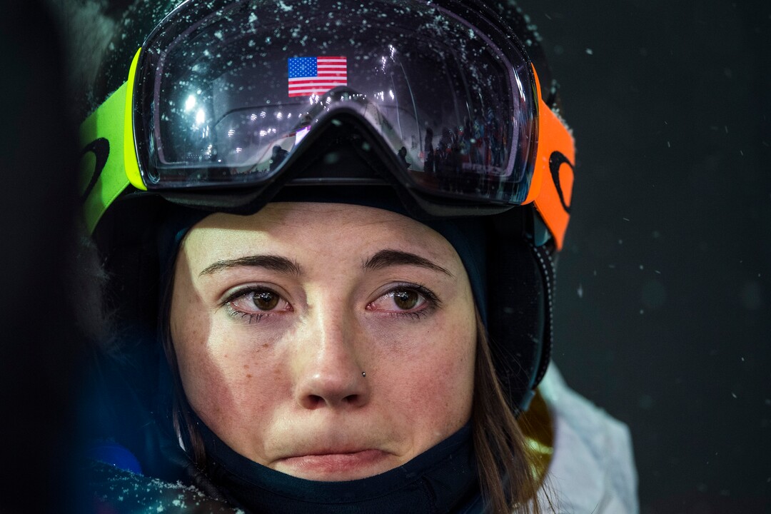 (Chris Detrick  |  The Salt Lake Tribune)  Park City's Jaelin Kauf after competing the Ladies' Moguls Final at Phoenix Park during the Pyeongchang 2018 Winter Olympics Sunday, February 11, 2018. Kauf finished seventh with a score of 76.03.