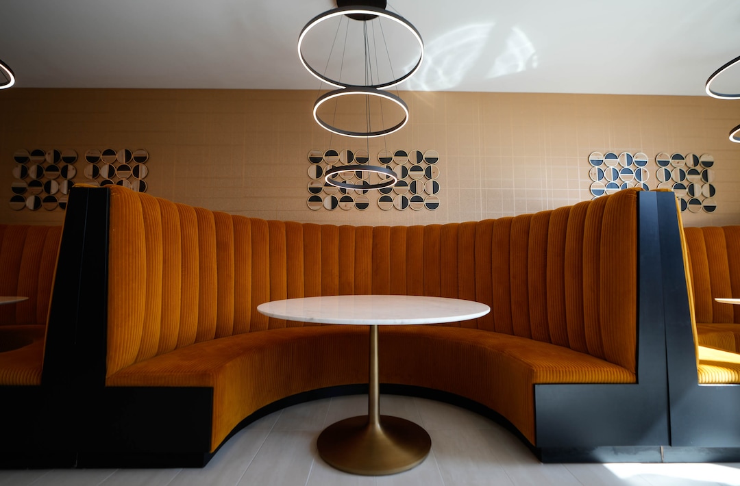 (Francisco Kjolseth | The Salt Lake Tribune) The Blues Lounge is part of a new residential and hospitality center known West Quarter, located at 100 South and 300 West in Salt Lake City, opened on Wednesday. It includes 240 luxury apartments in a tower called The Charles and 272 guest rooms spread over two hotels, Le Meridien and Element, along with several restaurants and soon-to-be opened retail outlets at ground level.