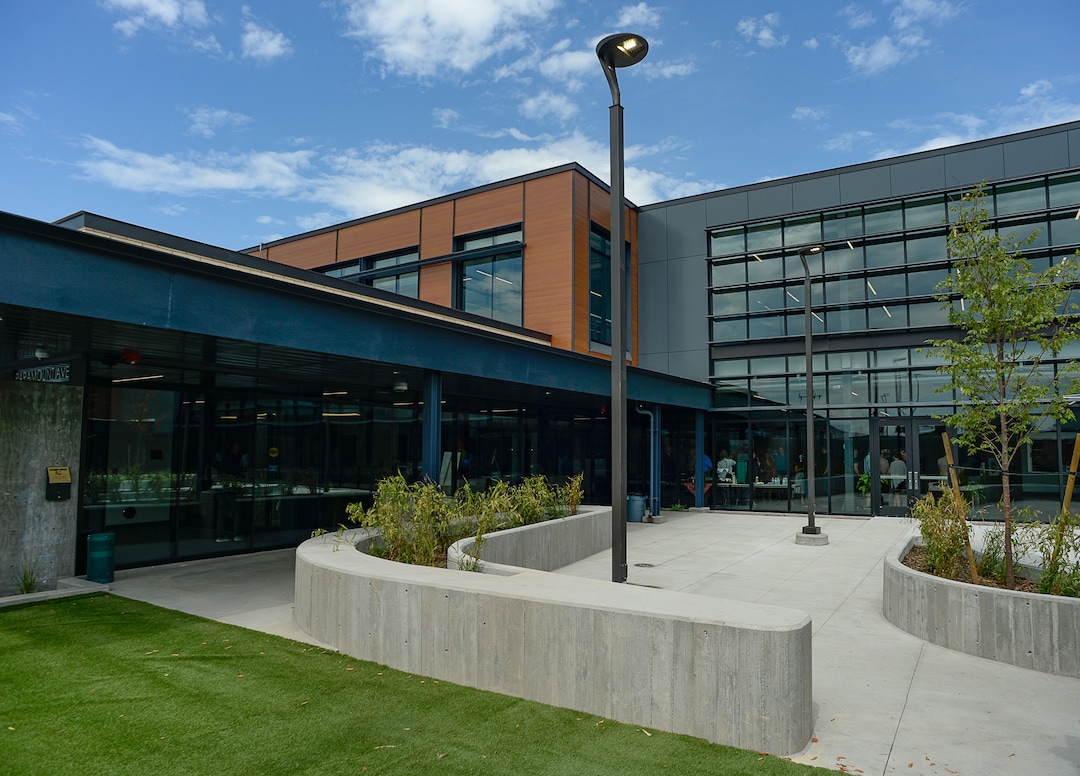 (Francisco Kjolseth  |  The Salt Lake Tribune)  Shelter the Homeless and Catholic Community Services of Utah (CCS) holds a public open house at the Gail Miller Resource Center on Friday, Sept. 6, 2019, with self-guided tours for the public to see the brand new building and learn about the services that will be provided there for both men and women.
