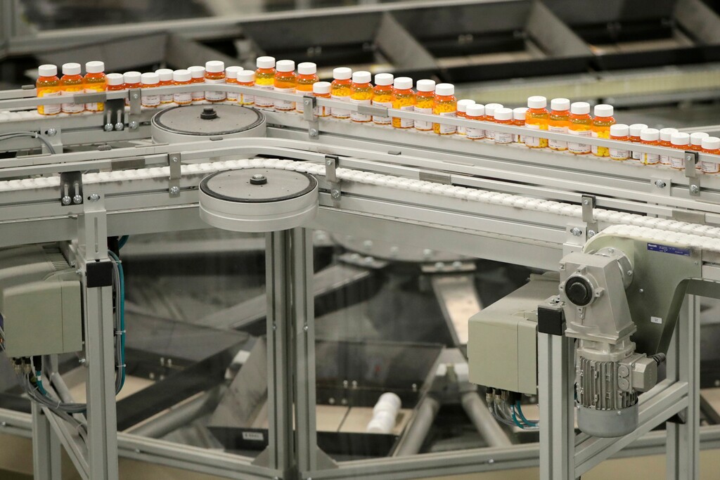 (AP Photo/Julio Cortez, File)
In this July 10, 2018 file photo, bottles of prescription medicines ride on a conveyor belt at a pharmacy warehouse in Florence, N.J.