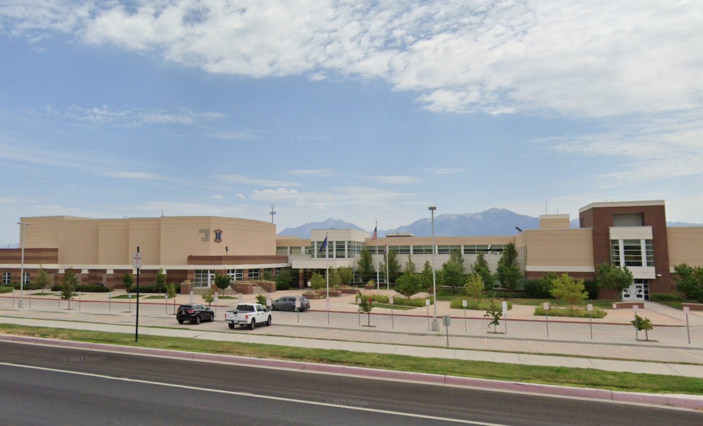(Google Maps) Herriman High School, as shown in a 2021 Google Maps image, in Herriman, Utah.