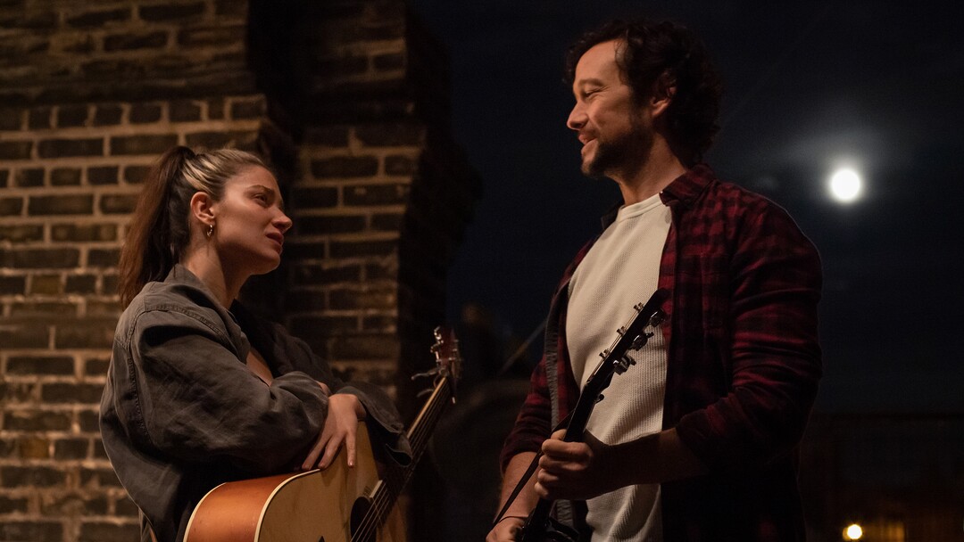 (Sundance Institute) Eve Hewson, left, and Joseph Gordon-Levitt star in writer-director John Carney's "Flora and Son," an official selection of the Premieres program at the 2023 Sundance Film Festival.