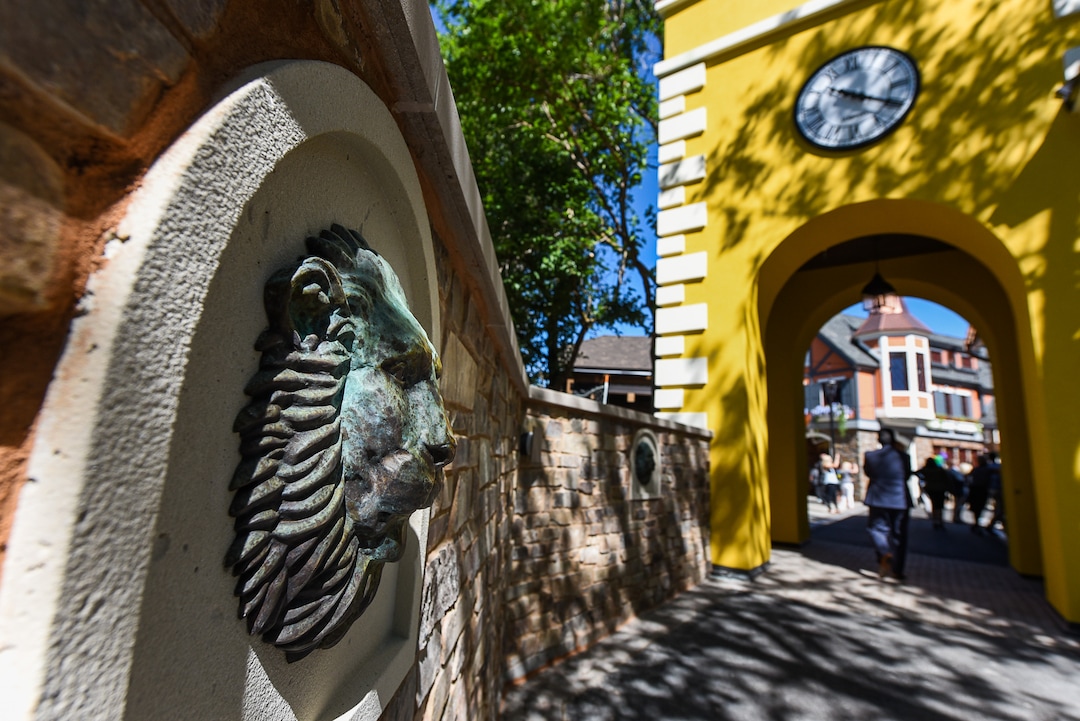 (Francisco Kjolseth  |  The Salt Lake Tribune)  Lagoon Amusement Park has opened its Bavarian-style Biergarten south of the wooden roller coaster.
