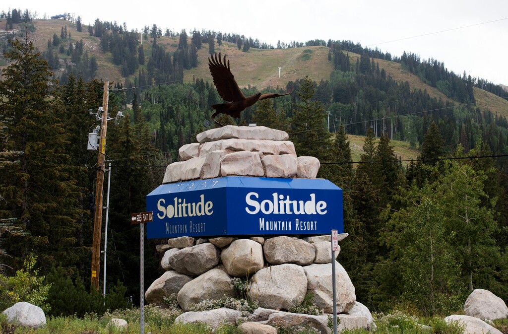 (Steve Griffin | The Salt Lake Tribune) Solitude Mountain Resort in Big Cottonwood Canyon near Salt Lake City Friday August 26, 2016.