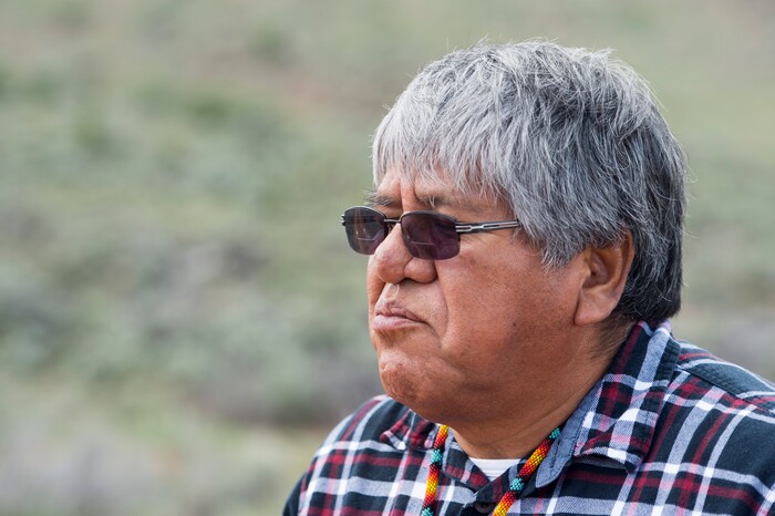 (Rick Egan  |  Tribune File Photo)  Patrick Charles, who works as a jobs placement and training specialist for members of the Paiute Indian Tribe of Utah, walks on Paiute Tribal land near I-15 south of Cedar City, Wednesday, May 6, 2015.