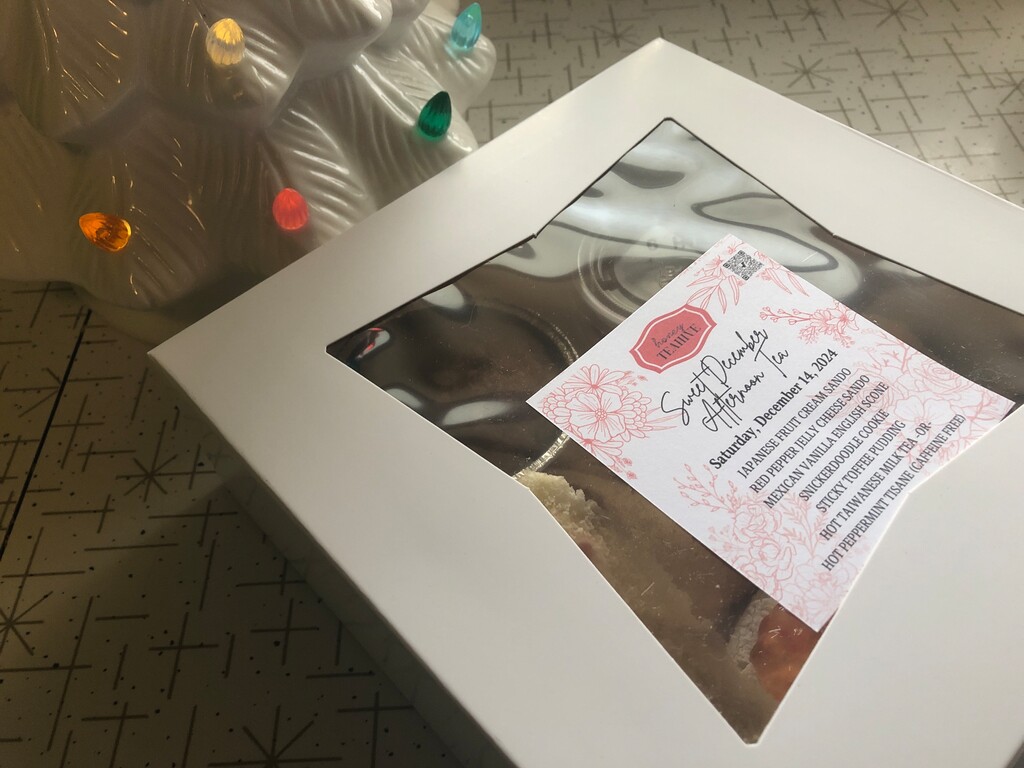 (Kolbie Peterson | The Salt Lake Tribune) Honey Teahive's December tea box, shown on Saturday, Dec. 14, 2024.