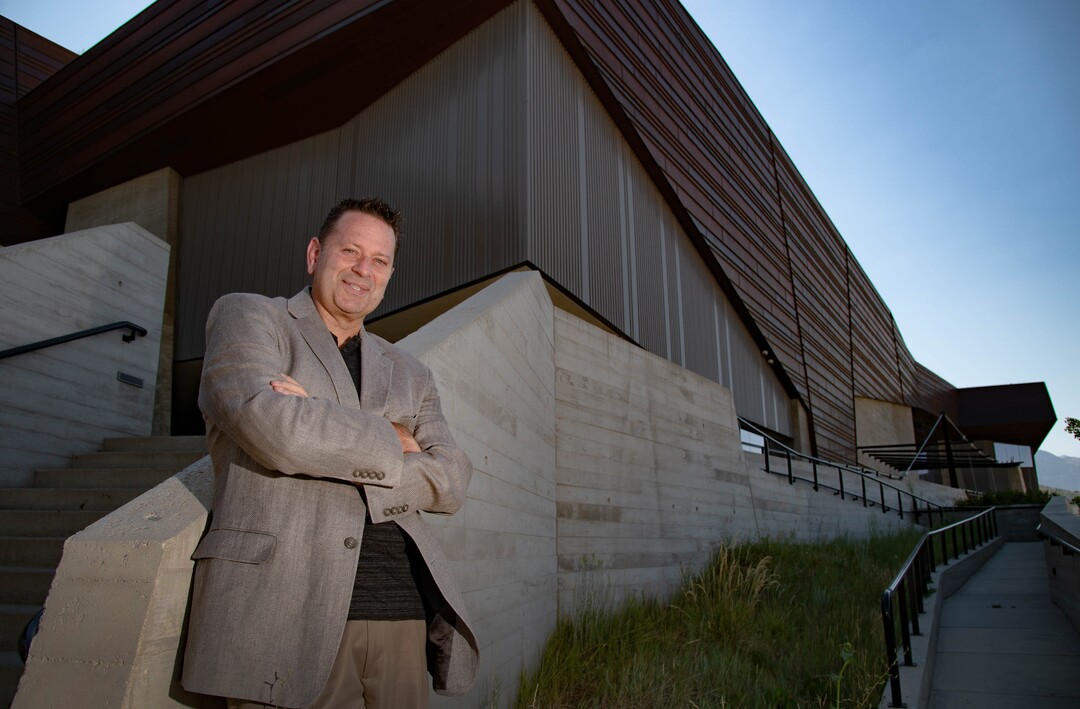 (Francisco Kjolseth  |  The Salt Lake Tribune) Jason Cryan, who became the new director of the Natural History Museum of Utah in March – just in time to close the place because of COVID-19, hopes to reopen the museum in mid-August following several updates to make it safe for visitors.