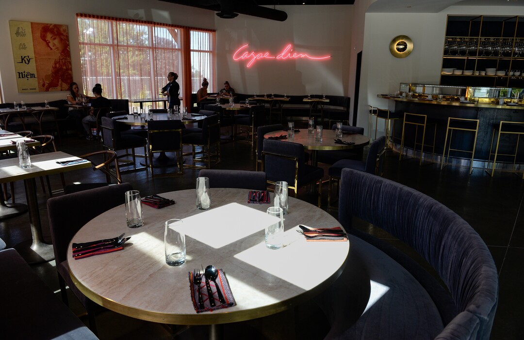 (Leah Hogsten  |  The Salt Lake Tribune)   Saola restaurant, located in Cottonwood Heights, serves cuisine from Vietnam's three regions, using locally sourced ingredients.
