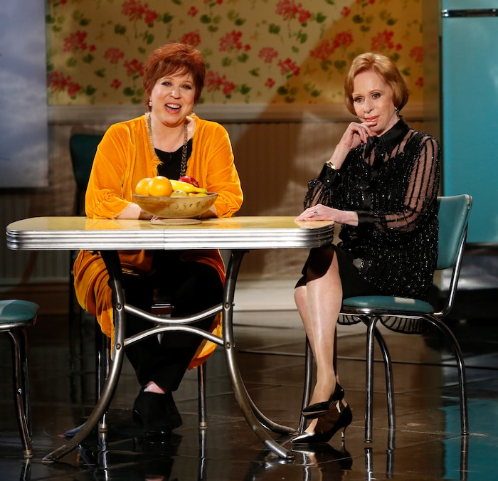 (Photo courtesy Cliff Lipson/CBS) Vicki Lawrence and Carol Burnett reunite for “The Carol Burnett 50th Anniversary Special.”