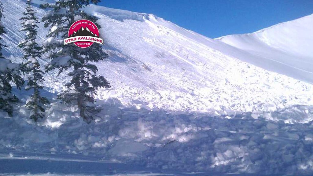 (Utah Avalanche Center)
An undated file photo from the Utah Avalanche Center shows the aftermath of a slide.