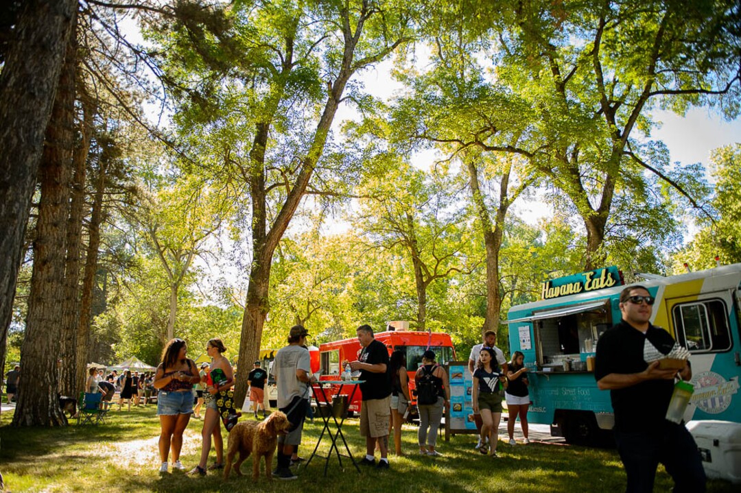 (Trent Nelson | The Salt Lake Tribune)The fourth annual Food Truck Face-Off in Salt Lake City's Liberty Park, Saturday June 30, 2018.
