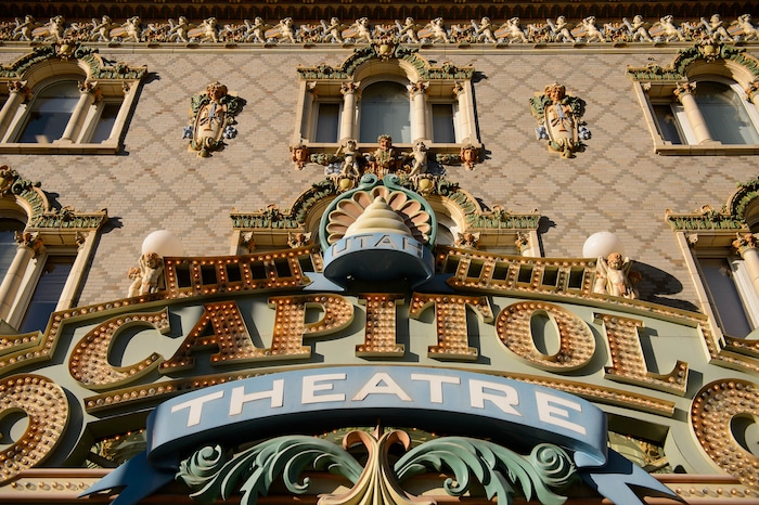 (Trent Nelson  |  The Salt Lake Tribune)  
The reopening of the Capitol Theatre after being closed six months for renovation was celebrated in Salt Lake City on Friday, Oct. 11, 2019.