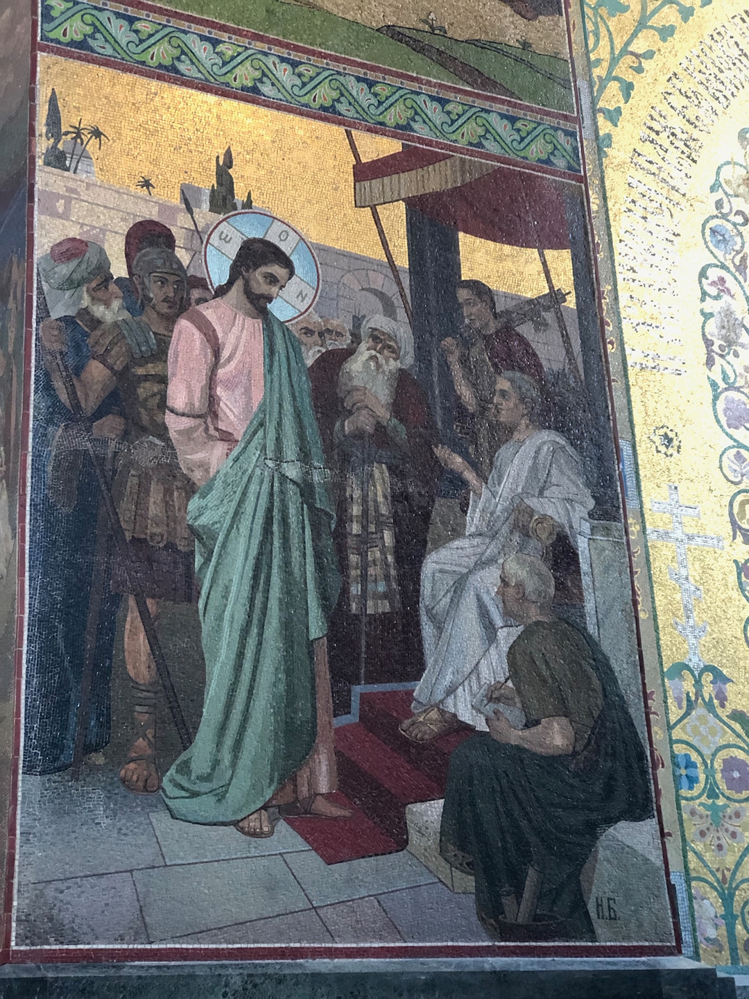 (Michael Stack  |  Special to The Salt Lake Tribune) Mosaic depicts the life of Christ in the Church of the Saviour on Spilled Blood, which was used as a warehouse during the  Soviet era in St. Petersburg.