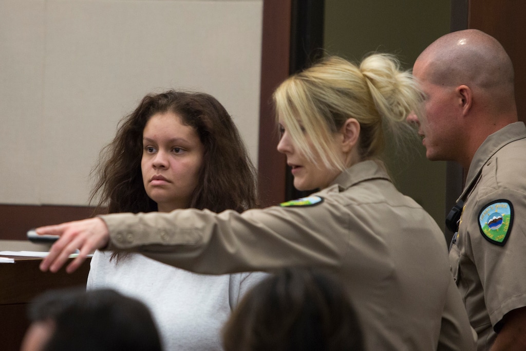 Marilee Gardner, then 16, appears in in court for a July 2016 hearing.