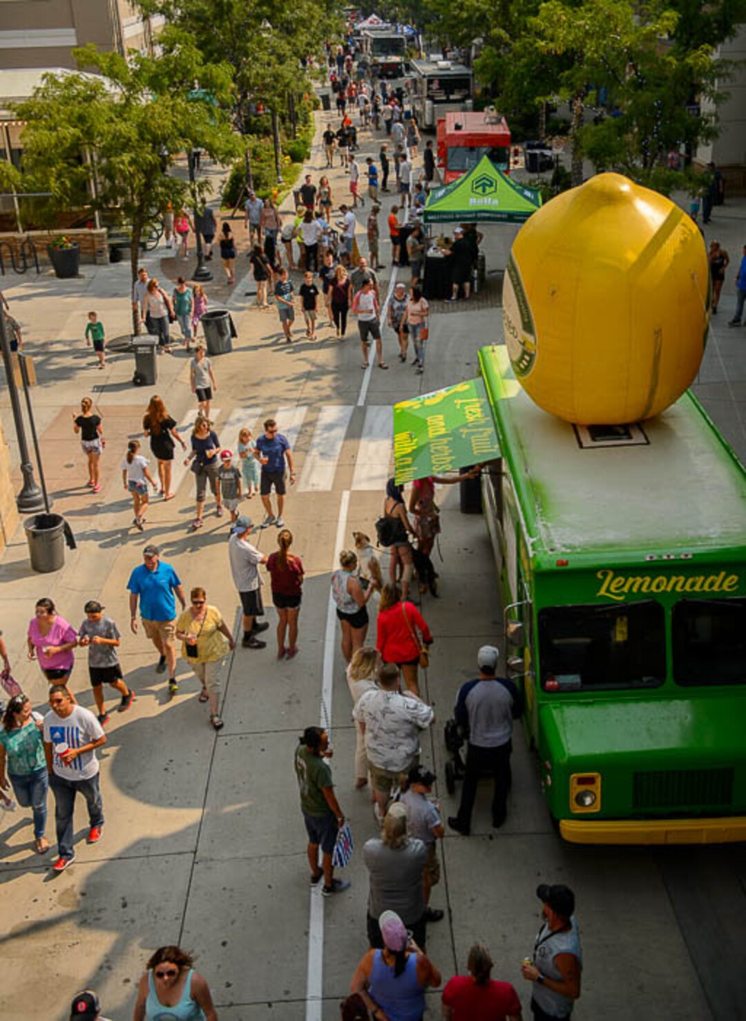 (Trent Nelson | The Salt Lake Tribune)The second annual Food Truck and Brewery Battle at The Gateway in Salt Lake City, Saturday Aug. 4, 2018.