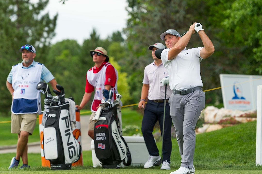 (Alex Gallivan  |  Special to the Tribune) Daniel Summerhays finished 6th during the final round of the Utah Championship on Sunday at Oakridge Country Club in Farmington