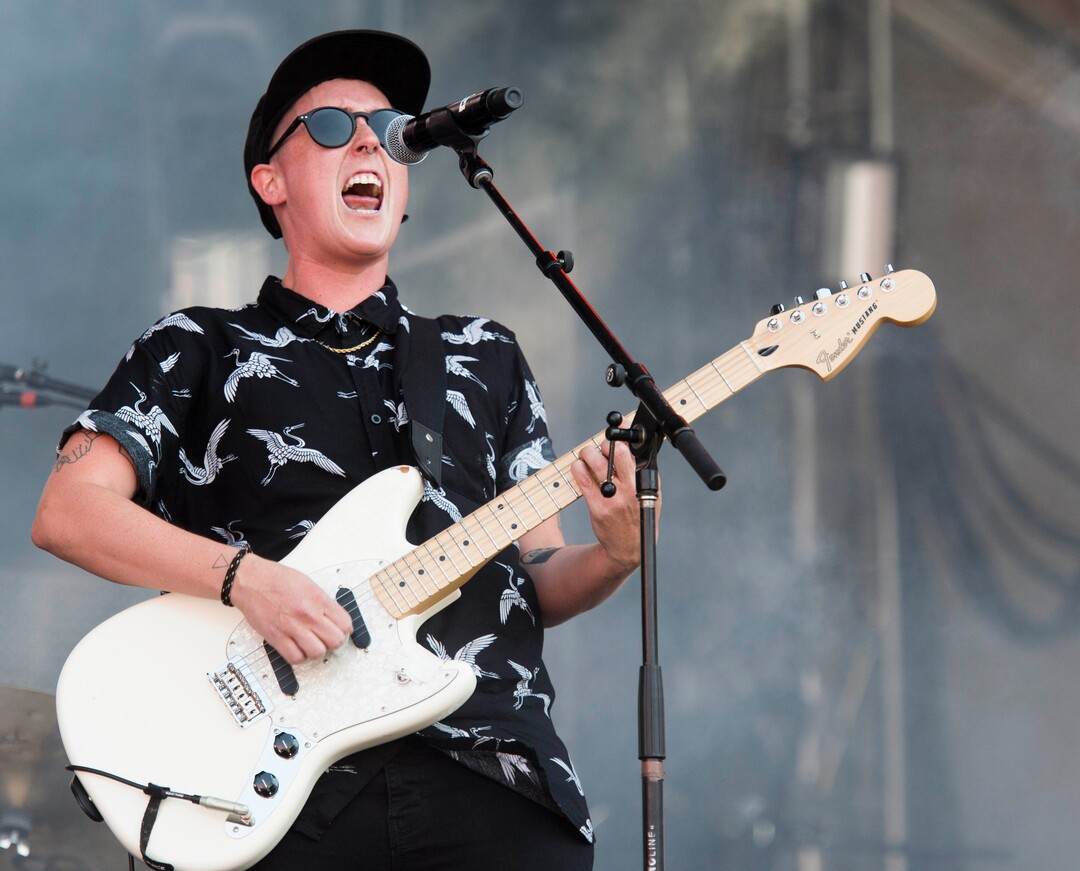 (Rick Egan  |  The Salt Lake Tribune)     A.W. performs at the Loveloud Festival at Rice-Eccles Stadium, Saturday, July 28, 2018.