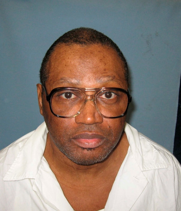 FILE - This undated file photo provided by the Alabama Department of Corrections shows inmate Vernon Madison. Madison is on death row for the 1985 murder of Mobile police officer Julius Schulte. The U.S. Supreme Court in the fall will hear the case of 67-year-old Vernon Madison, who killed an Alabama police officer, but whose lawyers say doesn't remember the crime because of stroke-induced dementia. (Alabama Department of Corrections, via AP, File)