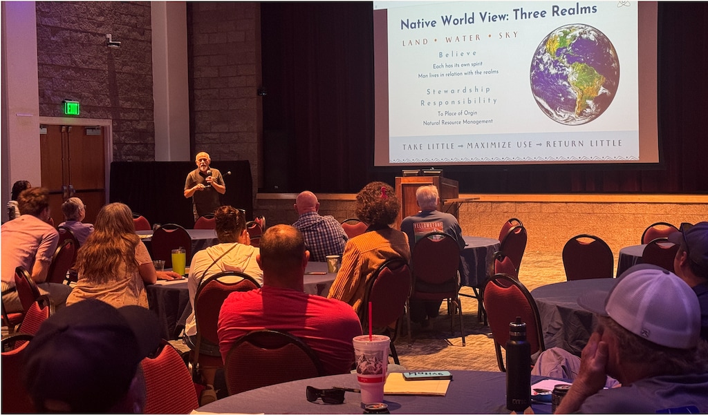(Fereshteh Bunk) Mothers for Nuclear give a presentation at their Blanding Collaboration Based Siting Workshop.