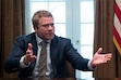 (Sarah Silbiger | The New York Times) Tim Ballard, shown in the White House in 2019, has released a video explaining how he would use a “couples ruse” on rescue operations.