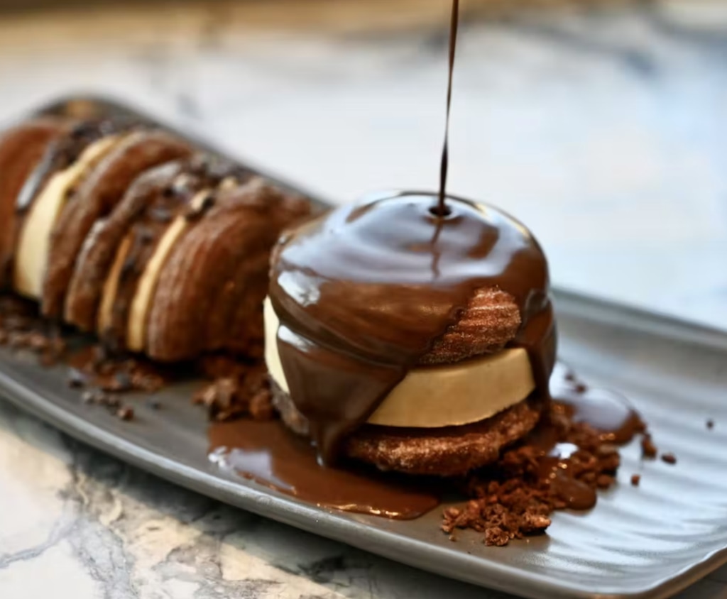 (Dos Olas Cantina) Churro ice cream sandwiches are a dessert available at Dos Olas Cantina in Park City's Canyons Village.