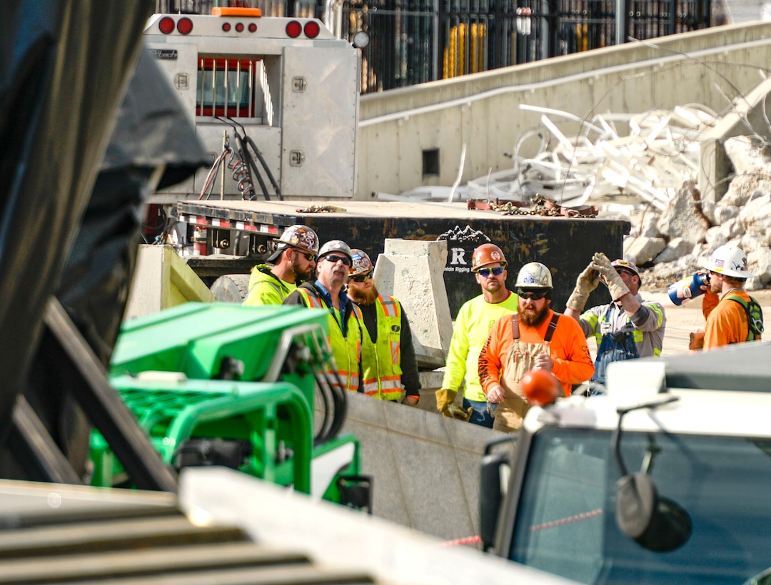 (Leah Hogsten  |  The Salt Lake Tribune)  Workers with Layton Construction and Mountain Crane began dismantling the 2002 Winter Olympic Cauldron located on the University of Utah's Rice-Eccles Stadium complex, Thursday, Feb. 13, 2020.  As part of the stadium's expansion project, the 19-year old cauldron will be restored to its former brilliance and re-installed on the grounds of Rice-Eccles Stadium, north of the ticket office, in 2021.