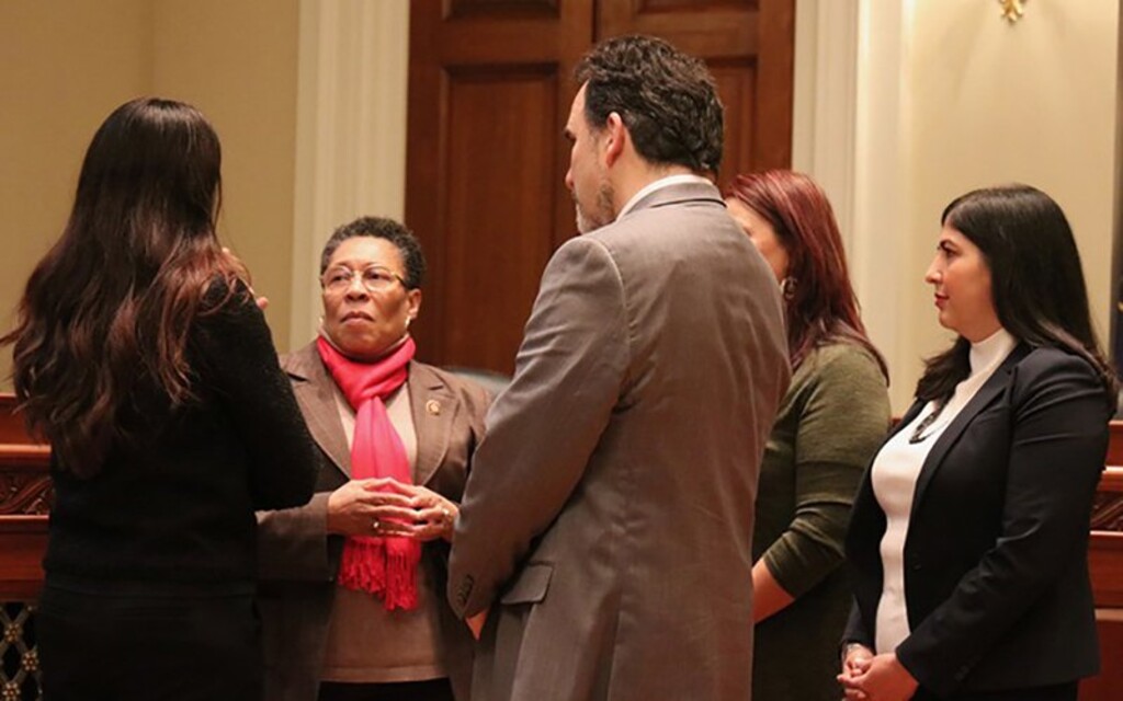 (McKenzie Sadeghi | Cronkite News) Rep. Marcia Fudge, D-Ohio, led the hearing where advocates and experts talked about the challenges Native Americans can encounter when trying to vote, including language barriers and remote locations that make access to polling places difficult.