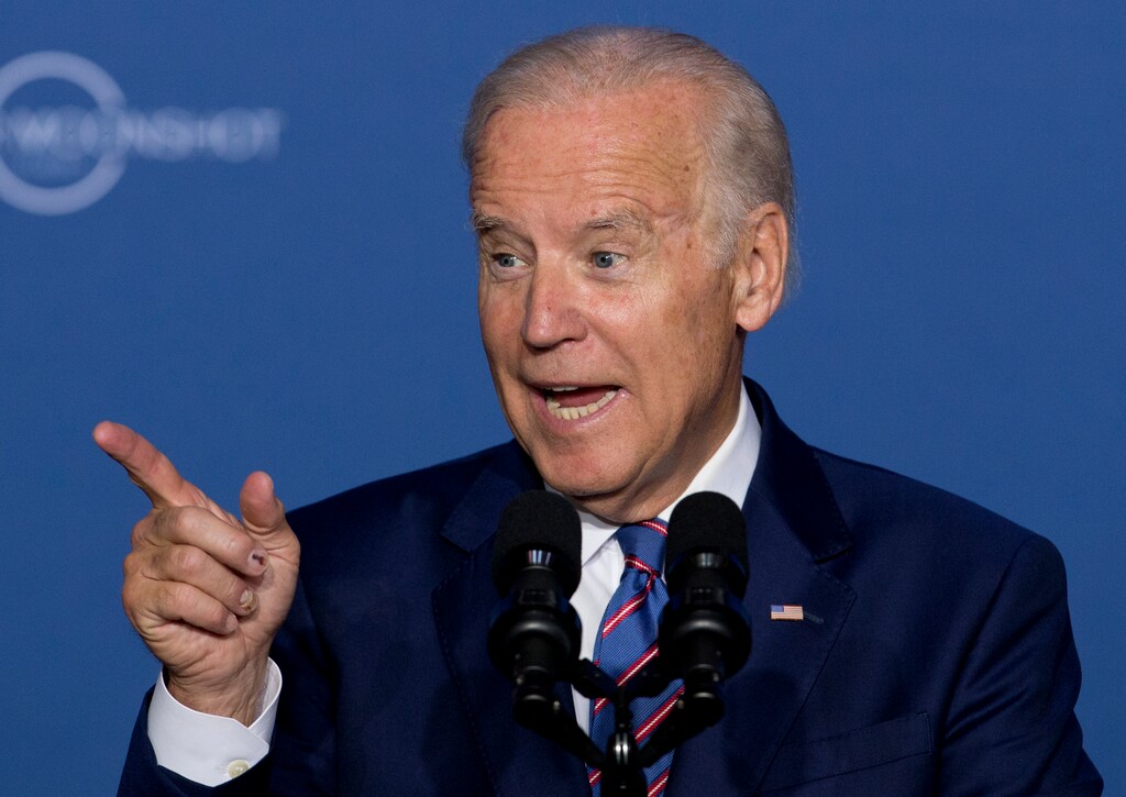 Vice President Joe Biden speaks at the Cancer Moonshot Summit at Howard University in Washington, Wednesday, June 29, 2016. Biden is trying to bolster efforts to cure cancer at this summit focusing on research and innovative trials. (AP Photo/Carolyn Kaster)