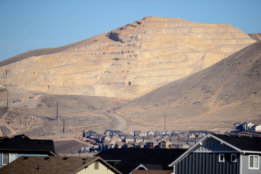 (Trent Nelson  | Tribune file photo) Geneva Rock's operation at Point of the Mountain, Feb. 27, 2020.