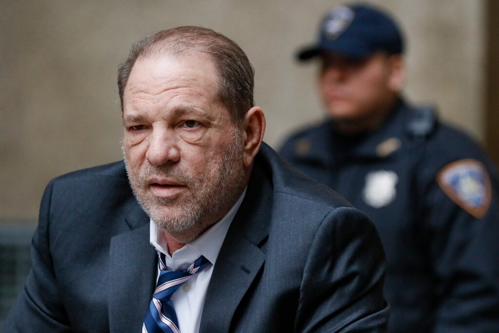(John Minchillo | AP) Harvey Weinstein departs a Manhattan courthouse for his rape trial, Wednesday, Feb. 5, 2020, in New York.