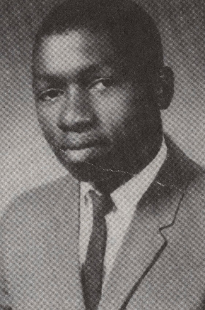 France Davis as a Tuskegee student in 1964, living away from home for the first time.