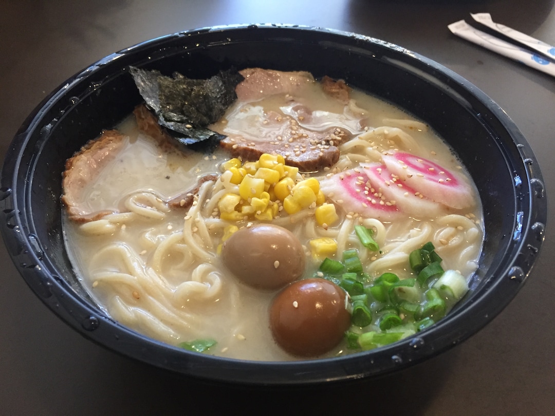 (Kathy Stephenson | The Salt Lake Tribune) Tonkotsu ramen at Salt Lake City's Foodie & Sweetie D Market.