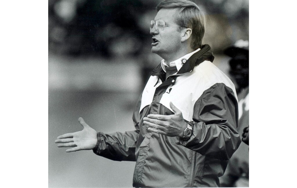 (The Salt Lake Tribune) Jim Fassel when he was head coach of the University of Utah.