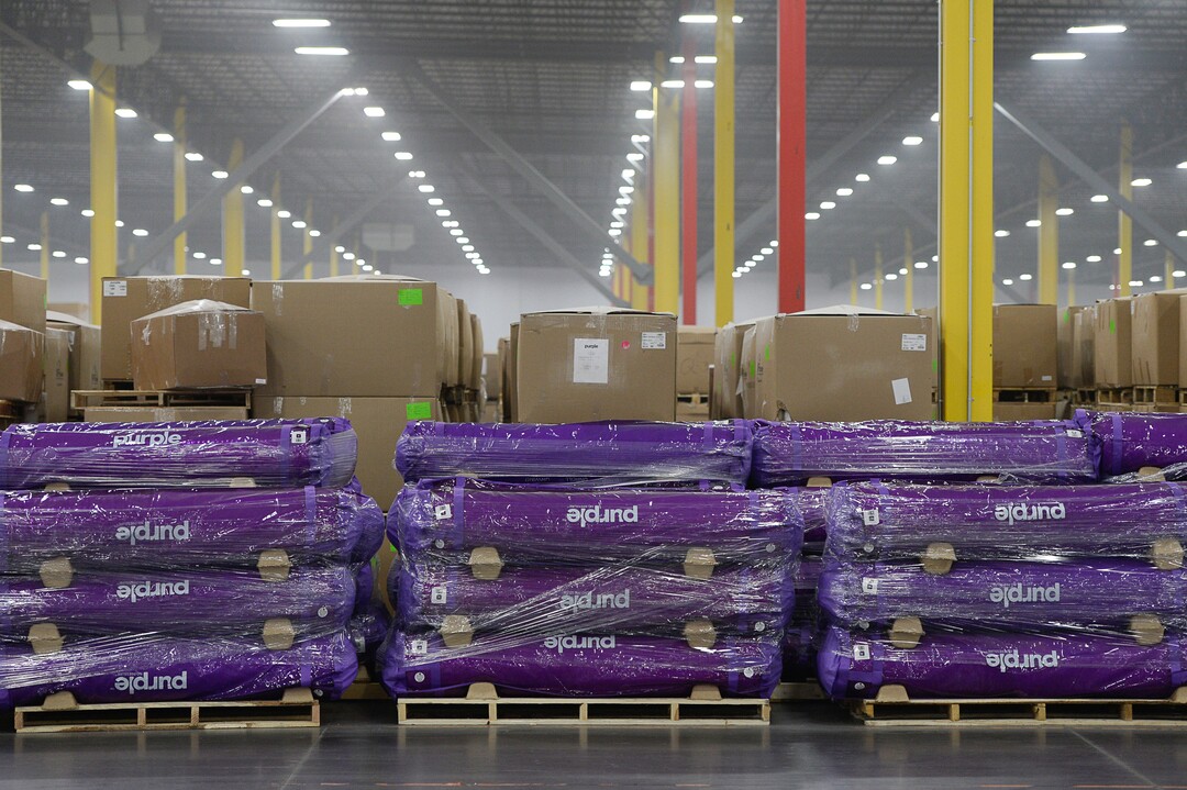 (Francisco Kjolseth | The Salt Lake Tribune)  Purple, an Alpine based company that has developed tech to manufacture flexible mattresses at a 574,000 square foot plant in Grantsville, is among many Utah companies that are categorized as important "high growth" companies in Utah and Salt Lake counties. 