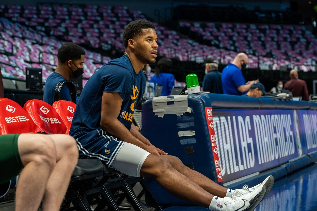 (Trey Kamberling | Utah Jazz) Jared Butler has impressed in two preseason games. Still, his teammates and coaches say the Utah Jazz rookie will need patience and practice before he reaches his full potential on the court.
