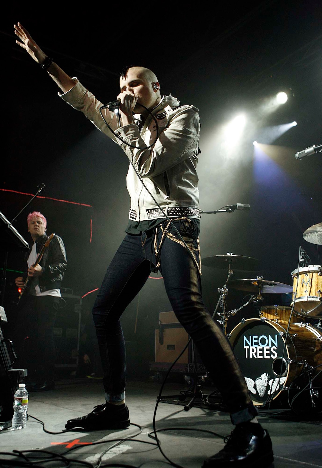 (Trent Nelson | The Salt Lake Tribune) Tyler Glenn, vocalist for Neon Trees, performing at In The Venue in Salt Lake City, Friday, April 8, 2011.