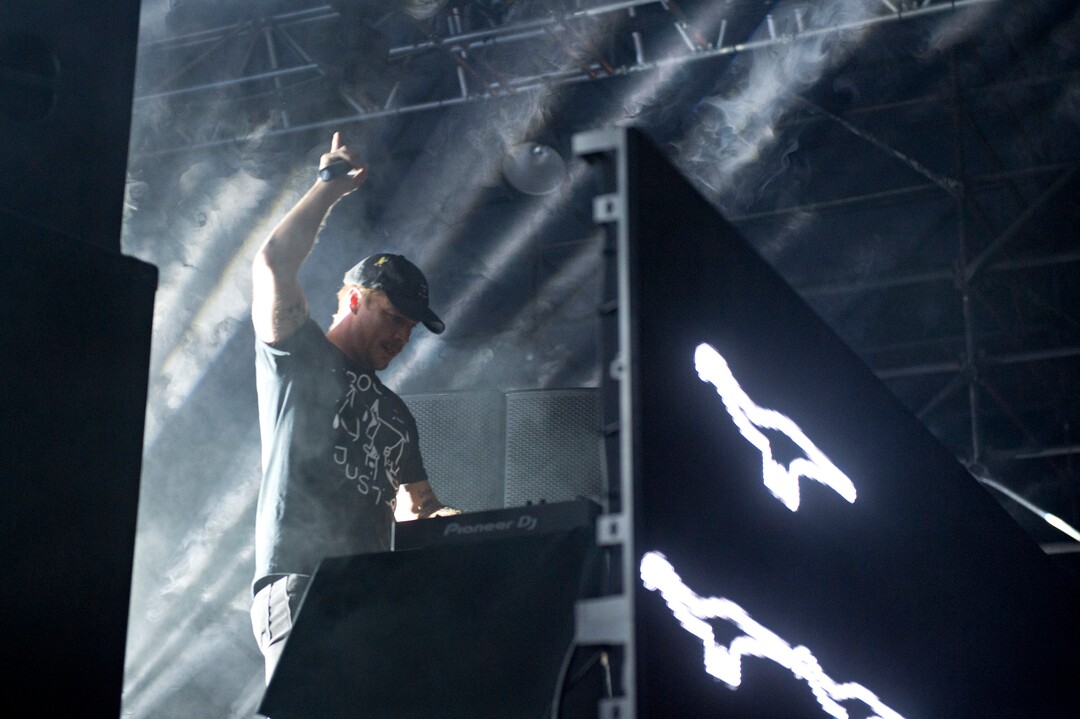 (Lennie Mahler  |  The Salt Lake Tribune file photo) Diplo performs in the Twilight Concert Series at Pioneer Park, Thursday, Aug. 4, 2016.