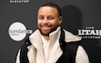(Chris Pizzello | AP) NBA basketball player Stephen Curry of the Golden State Warriors poses during the 2023 Sundance Film Festival in Park City.
