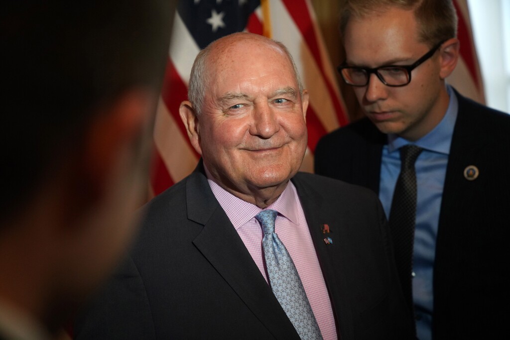 (Pablo E. Piovano | Bloomberg) Agriculture Secretary Sonny Perdue at the U.S. Embassy in Buenos Aires, Argentina, on July 28, 2018.