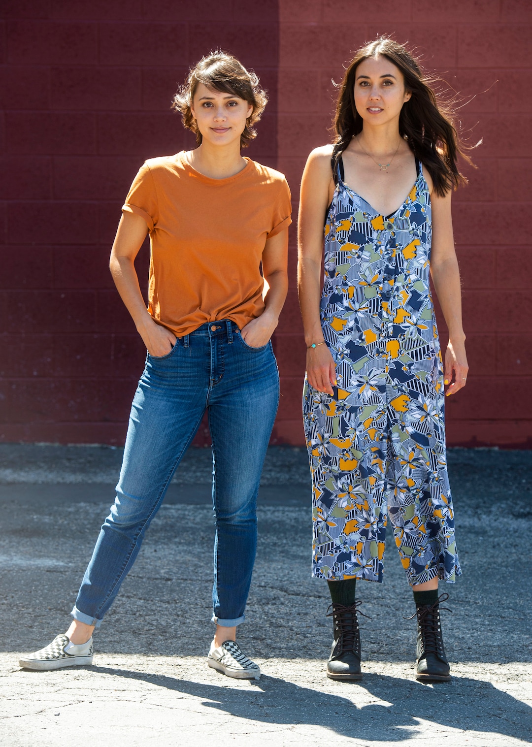 (Rick Egan  |  The Salt Lake Tribune)       Salt Lake City musicians Meg (right) & Dia (left), recorded a new album together and will be touring this fall. Sunday, Aug. 25, 2019.