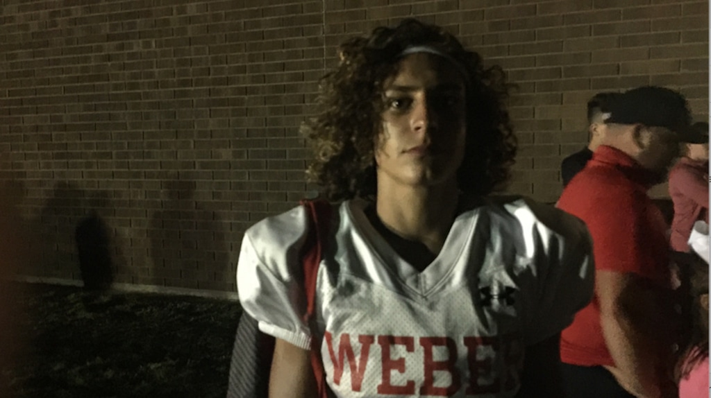 (Talon Chappell  |  For The Tribune) Hudson Schenck, Weber High