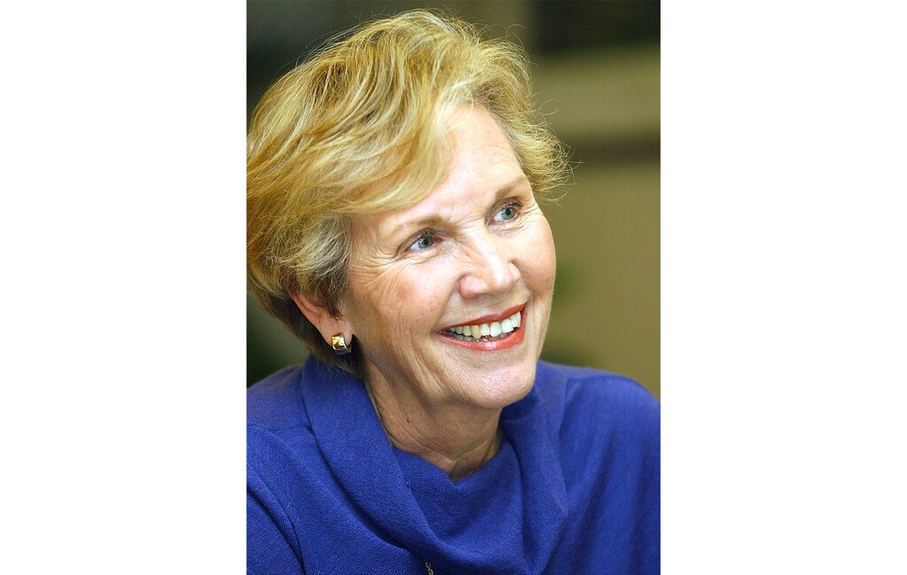 (Paul Fraughton | The Salt Lake Tribune) Relief Society General President Bonnie Parkin, photographed in 2000. She died Mondday at age 84.