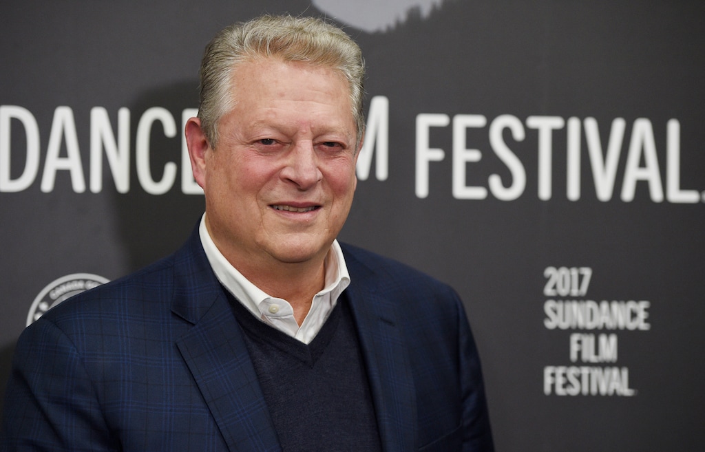 (Photo by Chris Pizzello/Invision/AP)
Former U.S. Vice President Al Gore poses at the premiere of the film "An Inconvenient Sequel: Truth to Power" at the Eccles Theater during the 2017 Sundance Film Festival on Thursday, Jan. 19, 2017, in Park City, Utah.