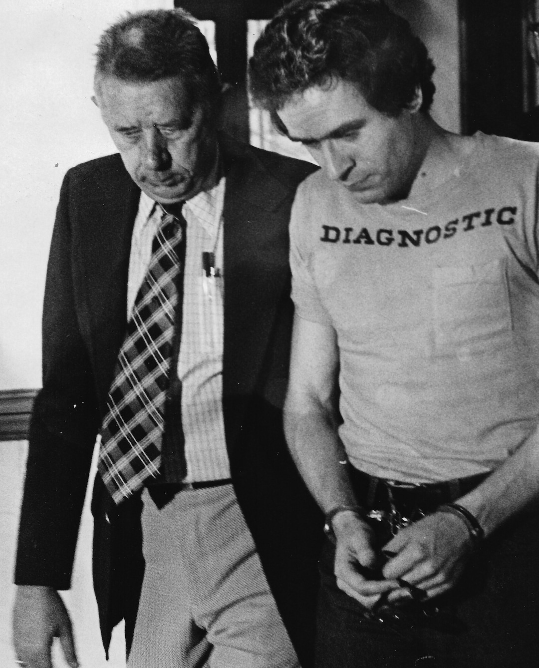 (Salt Lake Tribune file photo) Ted Bundy in custody in 1976 in Salt Lake City. He was arrested after a woman fought off his attempt to abduct her outside the Fashion Place mall in Murray in 1974.