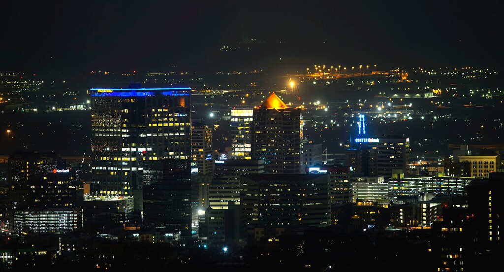 (Steve Griffin  |  The Salt Lake Tribune)  Downtown Salt Lake City, Tuesday, Feb. 27, 2018.
