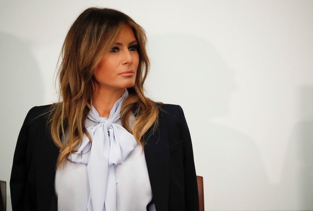 (Pablo Martinez Monsivais | The Associated Press) First lady Melania Trump attends the 6th Federal Partners in Bullying Prevention (FPBP) Summit at Health and Human Service in Rockville, Md., Monday, Aug. 20, 2018.