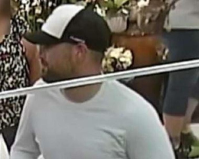 (Photo courtesy of the FBI) This photo shows the Band-Aid Bandit on May 5.